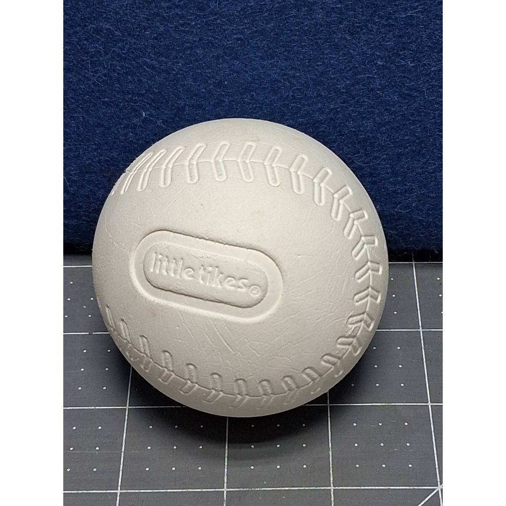 Little Tikes Toy Baseball Soft White Plastic‎ Replacement T Ball Sports Ball